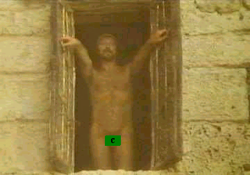 Brian at the window (censored)