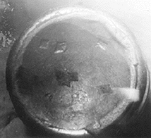 Indentations on exposed lead base cavity