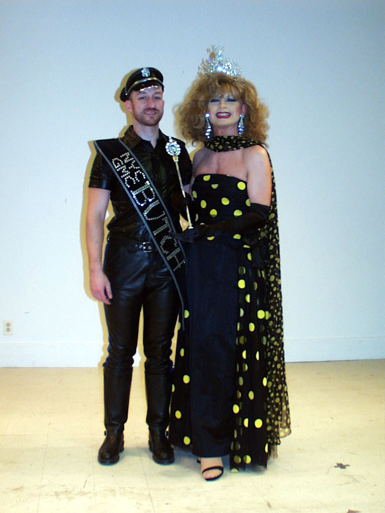 Jacqueline as NYCGMC Queen (with Sir. Christopher)