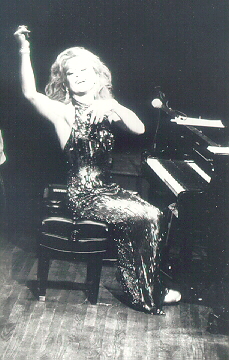 Classic B and W of Yours Truly at the piano!