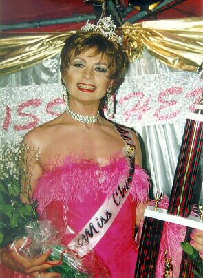 Me as Ms. Cherries (sporting a smart bob)