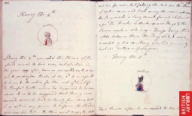 Manuscrito de La Historia de Inglaterra