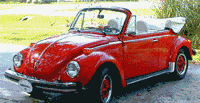 A red convertible.