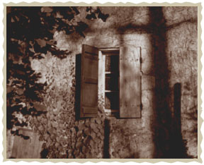 Window of cottage