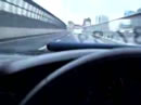 JDM RHD Toyota MR2 Tbar turbo 3SGTE model test driving on the highway.