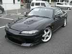 1993 S14 S15 strawberry face lift Silvia K's DRIFT style Car SR20DET Modified