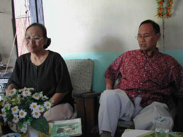 Paulus Soeko Prasetyo with sister Yanti