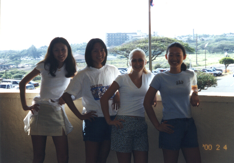 Yukyong, me, Becca, Clarice