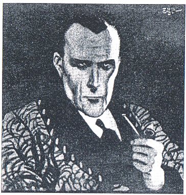 A portrait of Sexton Blake by Eric Parker.
