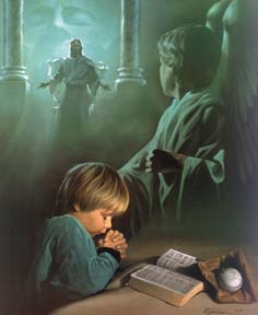 Matthew 18:10 - ...in heaven their angels do always behold the face of my Father which is in heaven. - KJV 1611