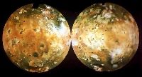 Ío, uno de los satélites Galileanos de Júpiter