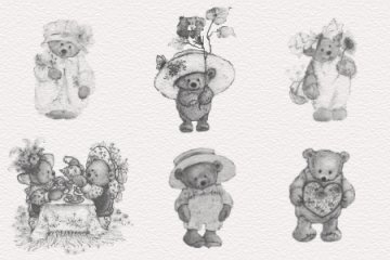 Teddy Bears Set 1