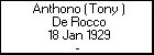Anthono (Tony ) De Rocco