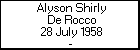 Alyson Shirly De Rocco