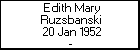 Edith Mary Ruzsbanski