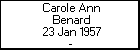 Carole Ann Benard