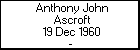 Anthony John Ascroft