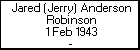Jared (Jerry) Anderson Robinson