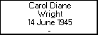 Carol Diane Wright