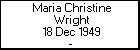 Maria Christine Wright