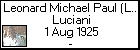Leonard Michael Paul (Leo) Luciani