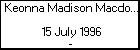 Keonna Madison Macdonald 
