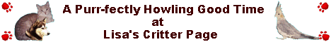 Lisa's Critter Page