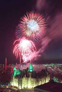 fireworks on the Hill