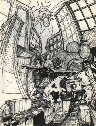 Solution to Los Angeles' smog problem - Copyright 1999 Robert Hall