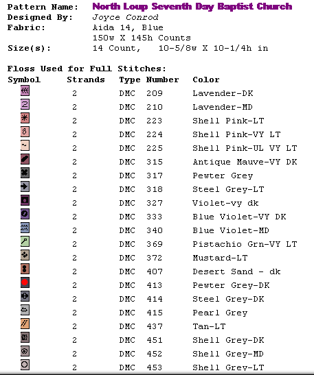 DMC Color Instructions page 1