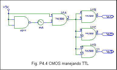 CMOS driving TTL