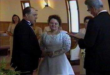 A picture from our Wedding Video!