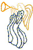 Angel with horn