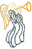 Angel with horn