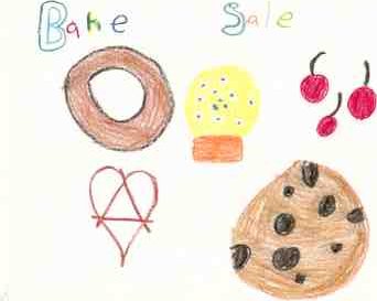 Bake sale sign