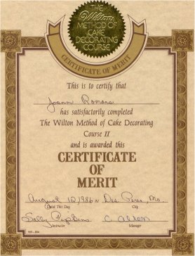 Wilton Diploma 2