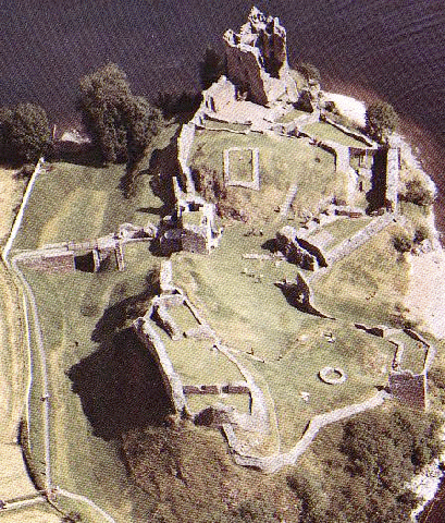 Photo of Urquhart from the air