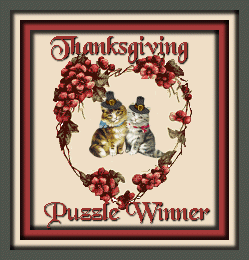Thanksgiving Puzzle winner
