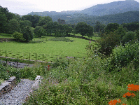 The view to the south