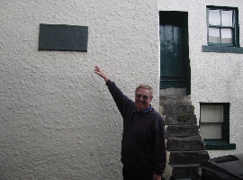 Max shows Jonathan's entry and plaque