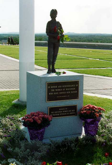 Nurses' Memorial, Washington, D.C. - In loving memory this memorial stands. Carefully designed and moulded in loving hands. A stark reminder of the sacrifice women have made. 