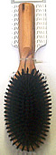 Olive Wood Boar Bristle Large Oval Brush 