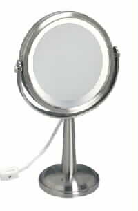 Bath Mirror - Lighted Vanity with Tapered Stand