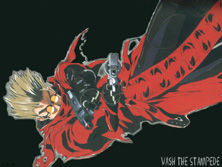 From the 2000 Trigun calendar