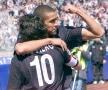 Alex and Trezeguet hugging