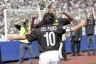 Alex and Trezeguet hugging