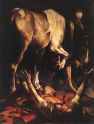 Caravaggio - conversion of saul