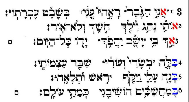 Lamentations 3:1-6