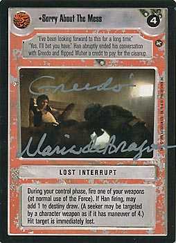 Star Wars Autographs - Maria de Aragon