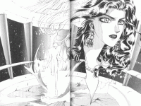 Lady L watching Tsuzuku's transformation with awe